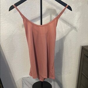 Elegant Pink Spaghetti Strap workout top